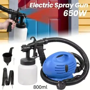 Electric Spray Gun Paint Sprayer, Painting Tools, Electric Spray With 3 Patterns, Painting Tool For Home Furniture Renovation Interior Exterior Fence Door, Cabinets And Walls Essential for the renovation of hardware tools