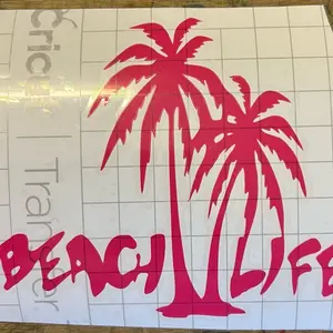 Beach themed decals