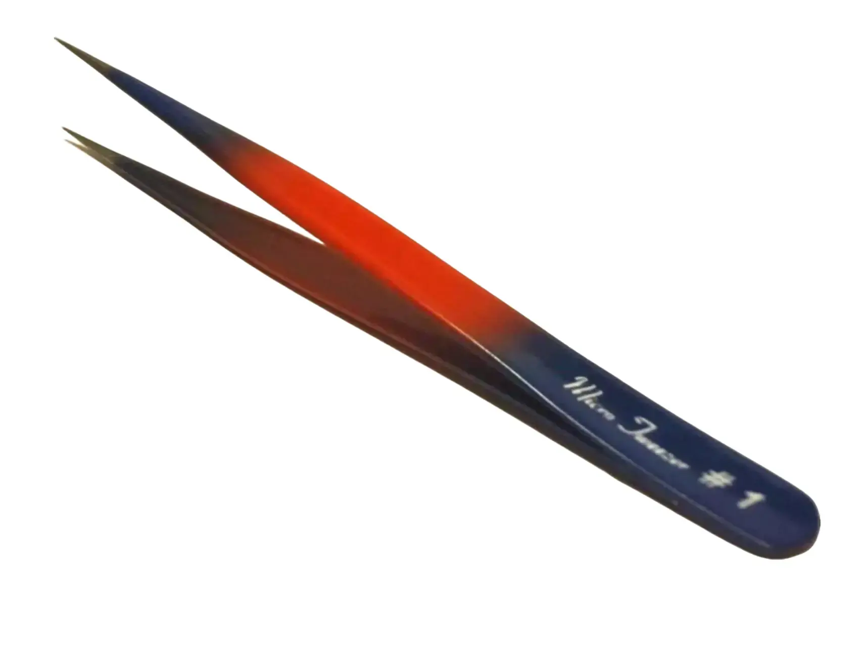 Eyebrow Tweezers 4.5" Hair Beauty Stainless Steel Multicolor Pointed Tip for Precision Grooming Lightweight Compact Size