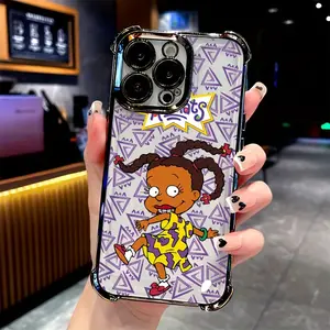 Phone Case - Popular R-Rugrats Phone Case Compatible with Iphone 17,16, 15, 14, 13, 12, 11 Pro Max, Plus,Samsung Galaxy S26 S25 S24 S23 S22 Featuring a Transparent Soft Back for Drop Protection