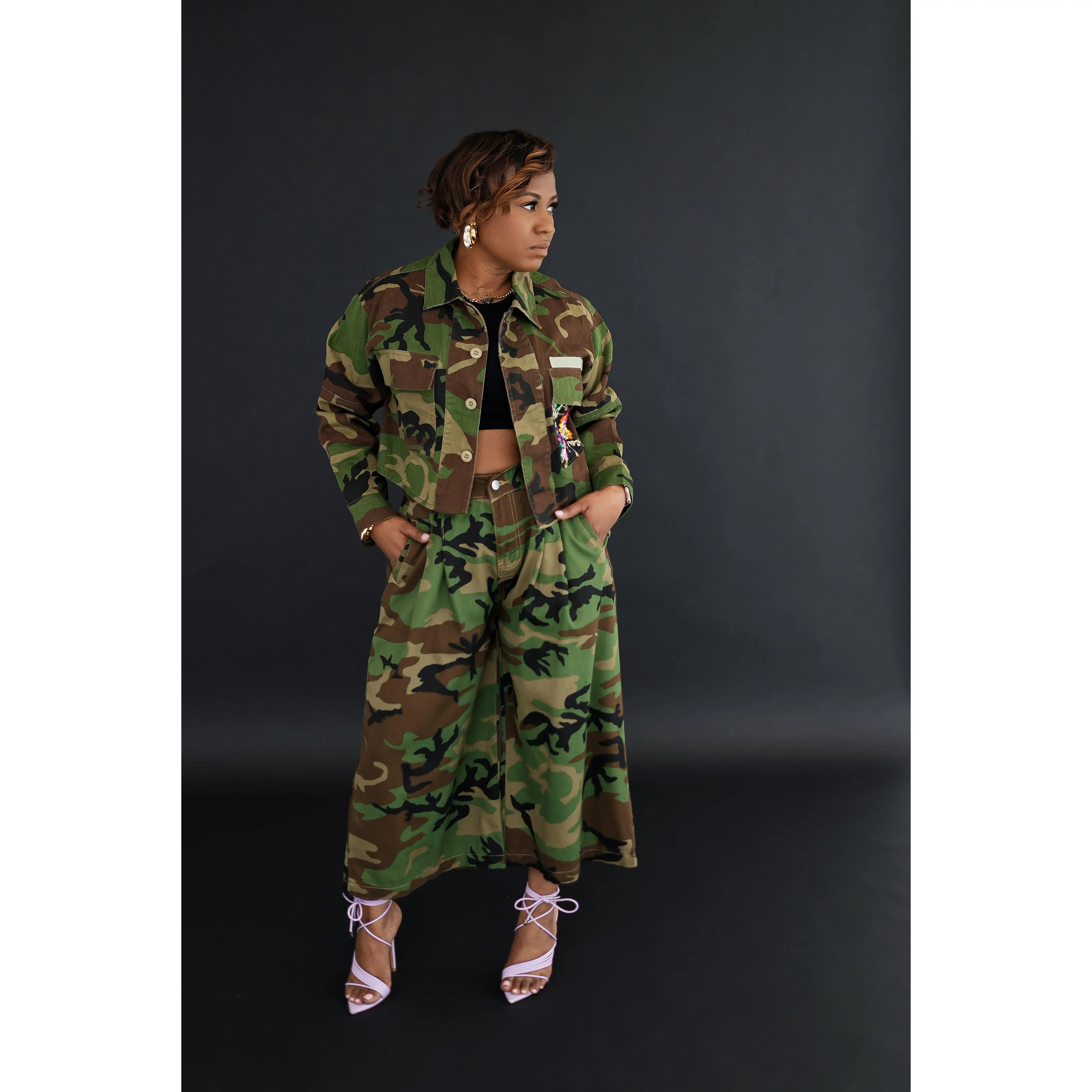 Rebel Bloom Camo Jacket