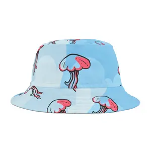 Dreamy Bucket Hat | Colorful Jellyfish Design | 100% Polyester