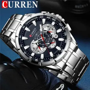 Curren Men's Chronograph Stainless Steel Watch