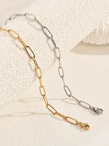 Stainless Steel Checkerboard Bracelet, Fashionable Minimalist Style for Men & Women, Perfect for Daily Wear, Parties, Gifts