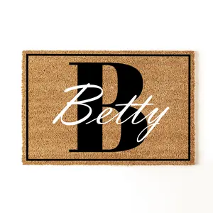 Custom Doormat, Name Doormat, Custom Housewarming Present, Family Welcome Mat, Outdoor Decor, Monogrammed Doormat, Coir Doormat, Housewarming Gift, Home Decor, Welcome Doormat, Personalized Gift, Doormat