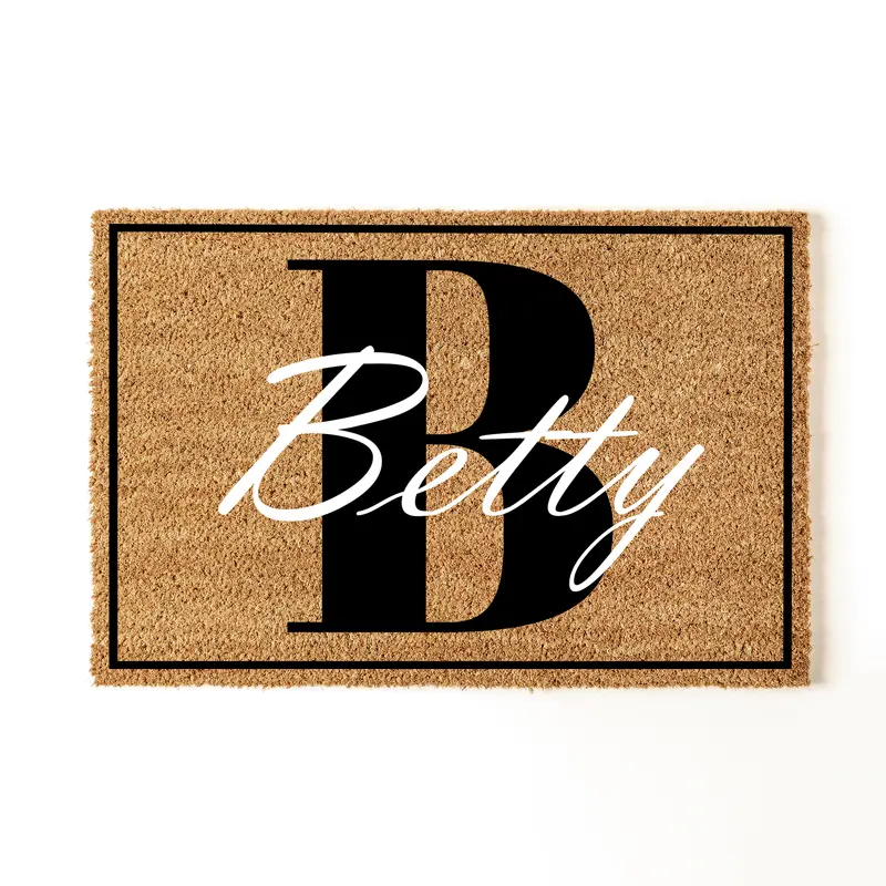 Custom Doormat, Name Doormat, Custom Housewarming Present, Family Welcome Mat, Outdoor Decor, Monogrammed Doormat, Coir Doormat, Housewarming Gift, Home Decor, Welcome Doormat, Personalized Gift, Doormat