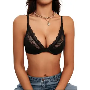 Women's Sexy Lace Bras Underwire Everyday Bra Comfort Push Up Bralettes Womenswear Bridal