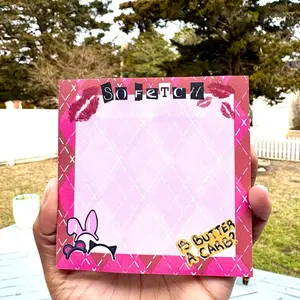 Mean Girls 4” sticky note pad for daily reminders and affirmations