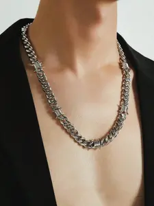 Necklace Hip Hop Style Chain, Unisex Streetwear Jewelry, Stylish Party Accessory