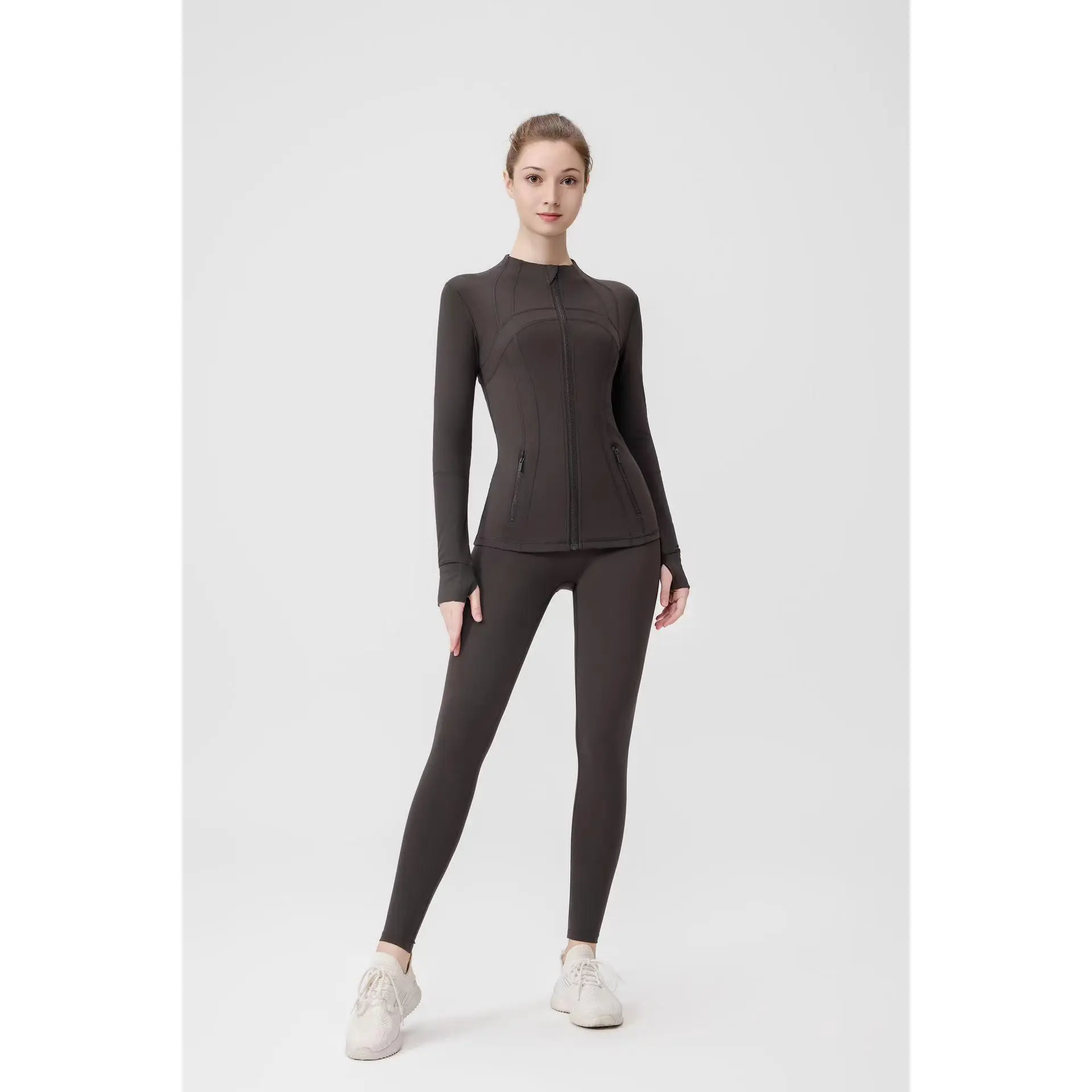 Graphite gray [yoga pants+jacket] origin