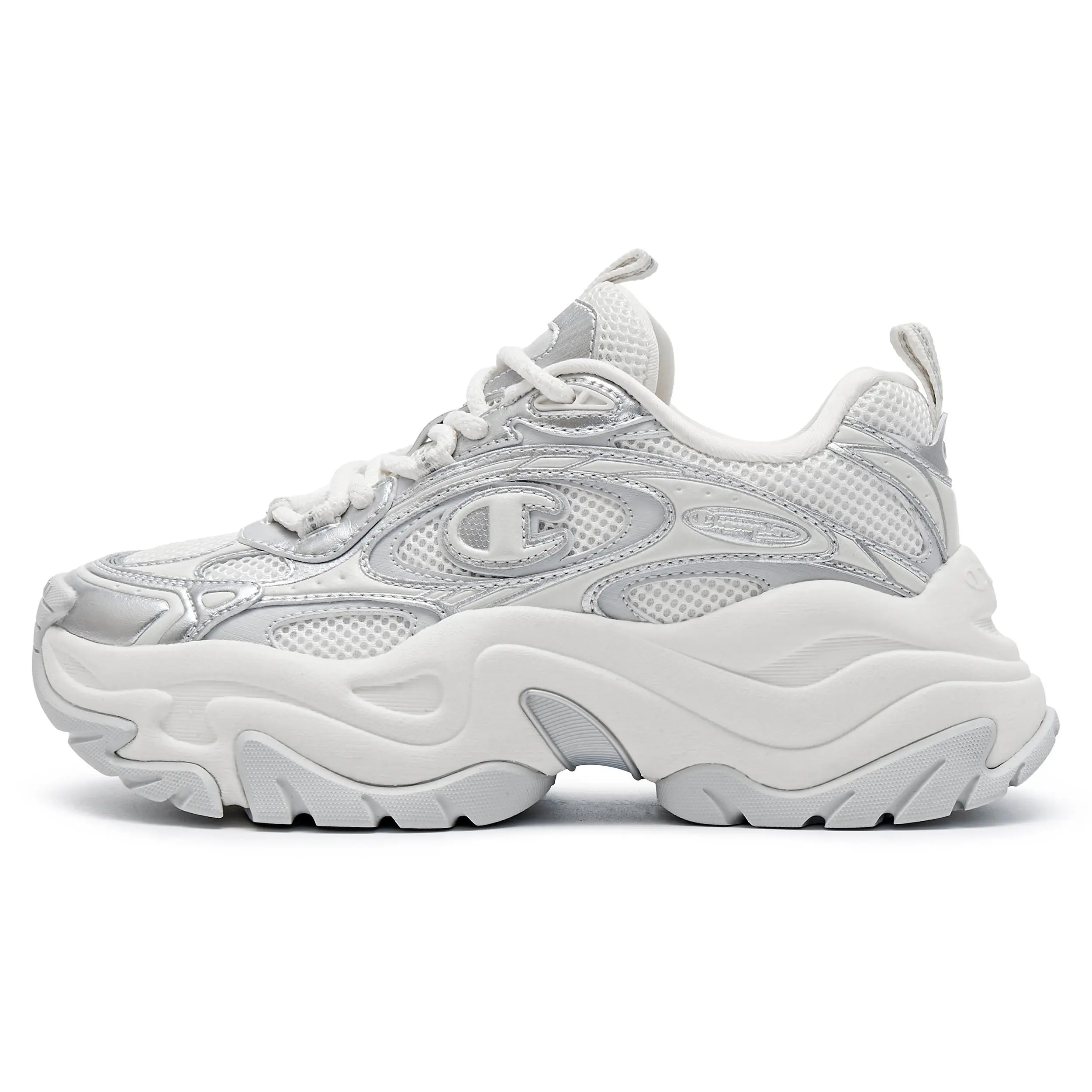 Champion Galaxy XXL Tech-Enhanced Unisex Chunky Casual Walking Trainer Sneakers - Streetwear, House White Official Maison Mihara Footwear