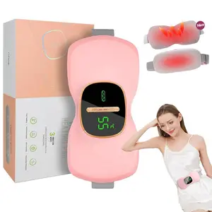 Portable Cordless Heating Pad, Multifunctional Heating Pad, Electric with 3 Heat Levels and 3 Massage Modes, 5s Fast Heating, Suitable for travel, home or dorm use, compact, Back/Belly Heating Pad for Women & Girls, Holiday gifts