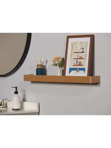 Duraline 2011555 Floating Photo Shelf in Ash Veneer- 32' length