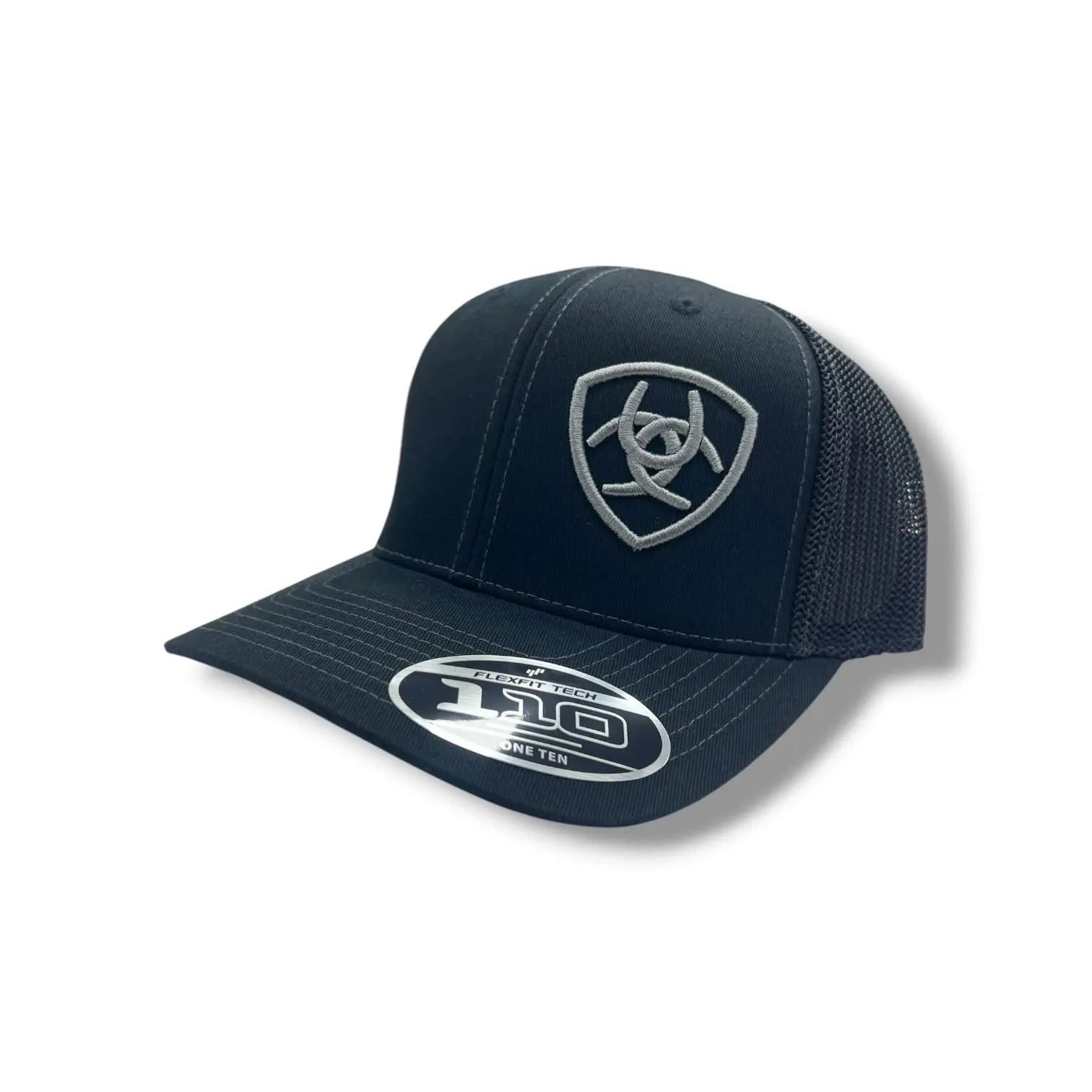 Ariat Offset Shield Logo Hat - Black