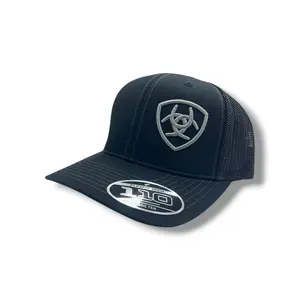 Ariat Offset Shield Logo Hat - Black