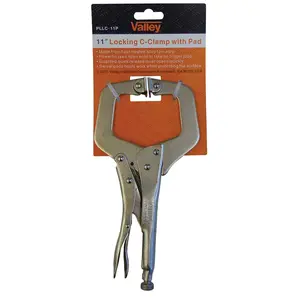 WorldWide Sales Online 11" Locking C-Clamp with Swivel Pads – Clamps, import_2021_10_29_212114
