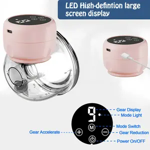 New Wearable Electric Breast Pumps Portable Hands Free Breast Pump Silent Comfort Breast Milk Extractor Collector