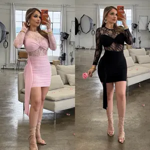 Veronica lace mini dress