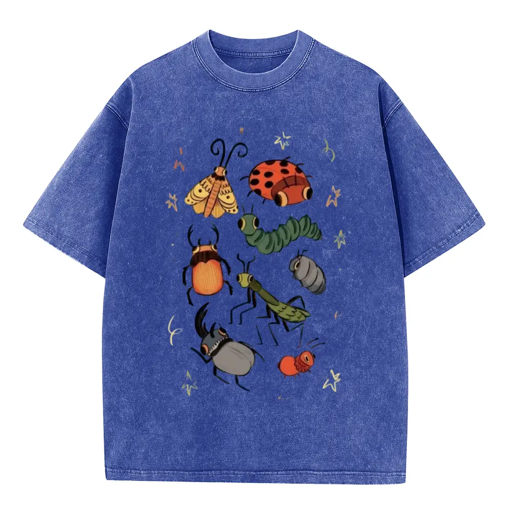 Bug Buddies Oversize Unisex Washed T-Shirt for Women and Men's Unisex Fit Batik Cotton Oversize Streetwear Menswear  Super Soft Pre-Shrunk,christian,Sarcastic