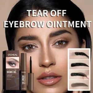 Waterproof Long-Lasting Eyebrow Dye, Natural 3D Effect Peel off Membrane, Color Retention Makeup Gel, Perfect Brows Gift for Women