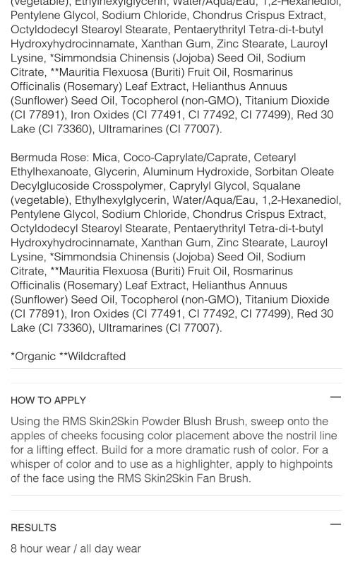 ReDimension Hydra Powder Blush Makeup with  Compact -       Organic Gel Nourishing Calcium French