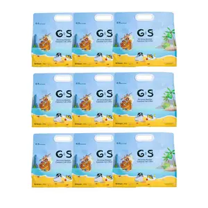 G&S (9 bags) Cassava Cat Litter - 41 pounds - 100% natural and organic - Suitable for detecting urinary system diseases. Sustainable cat litter that is easy to clean and has a unique texture. Made from cassava.