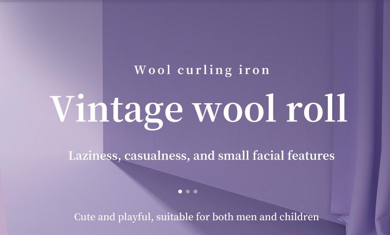 9mm curling iron for wool-like tight curls, mini hair curler, dorm-friendly hair styling tool