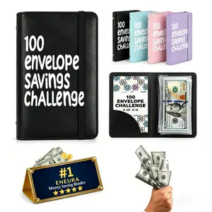 100 Envelope Savings Challenge Binder, Save $5,050 in 100 Days, Cash Budget Binder Book, Money Saving Challenge Organizer, Budget Planner for Adults & Teens