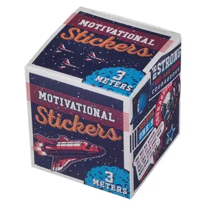 Sticker Roll Motivational Strong & Courageous Josh. 1:9