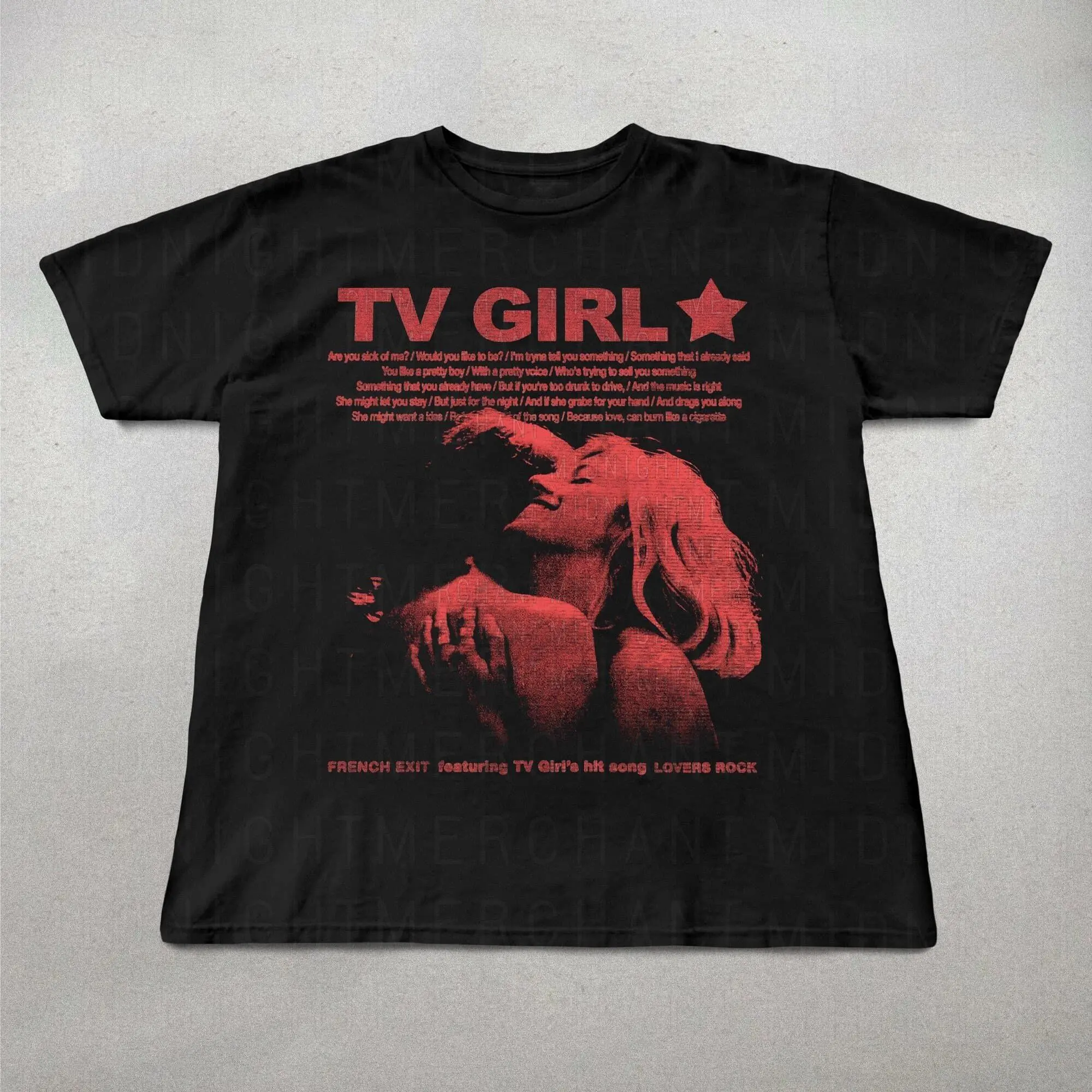 Tv Girl tshirt, French Exit Album Tee, Cute indie band