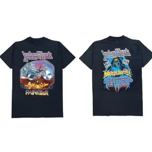 90S Judas Priest Megadeth Testament T Shirt Painkiller-1990 1991 Rock ONW