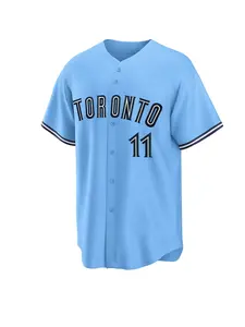 Men's 11 Blue Vintage Embroidered Baseball Jersey, Loose-Fit V Neck Short Sleeve Sporty Training Tee, All Seasons Casual Wear, Stylish Jersey