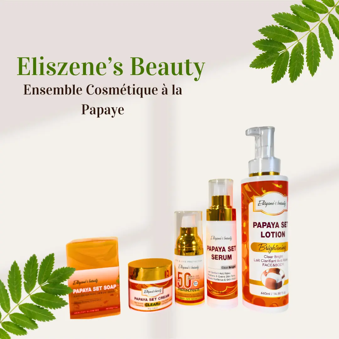 Eliszene’s Beauty – Ensemble Cosmétique à la Papaye