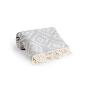 Peshtemal Towel Southwestern Gray