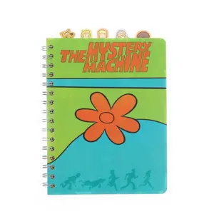 Scooby-Doo Mystery Machine 5-Tab Spiral Notebook With 75 Sheets