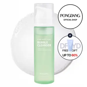 [PONGDANG] Pore Deep Clean Bubble Cleanser 5.11 fl.oz (150 ml) | Facial Foam for acne-prone skin | Zero Irritation | Sebum Control & Hydrating Wash | Korean Skin Care