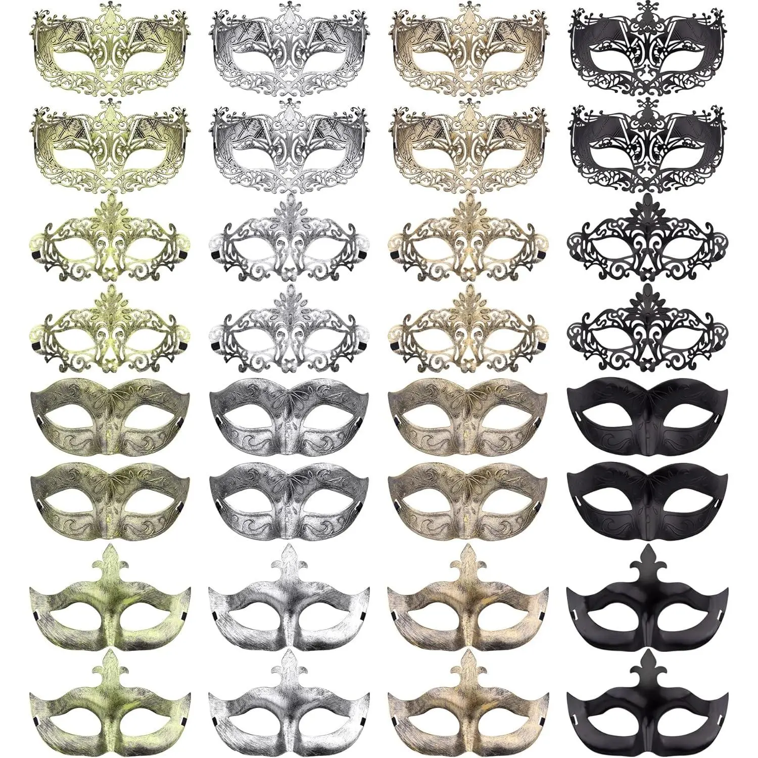 32 pieces masquerade masks vintage antique masks venetian masks