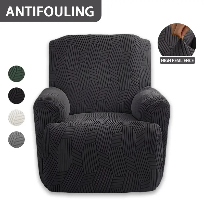1Seat  Recliner Covers For Recliners, Non-slip All-around Sofa Protection, All Seasons With Double-sided Pockets, Suitable For Living Room Sofa Cover for home Decor, Easter Decorations For Home sohochic