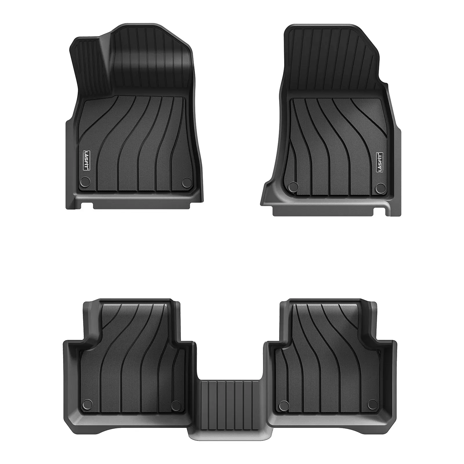 Lasfit Car Floor Mats - Cars Accessories for 2019-2026 Porsche Cayenne, Including E-Hybrid & Coupe Models, Deep-Tread Design, Car Accessory, Synthetic