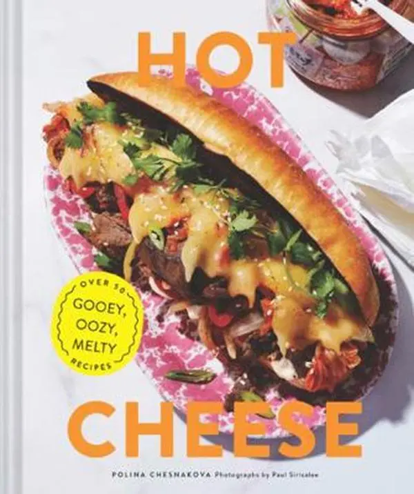 Used Cookbook - Hot Cheese: 50+ Gooey, Oozy, Melty Cheese Snacks & Food Recipes by Polina Chesnakova (Hard Cover, 144pp) - English