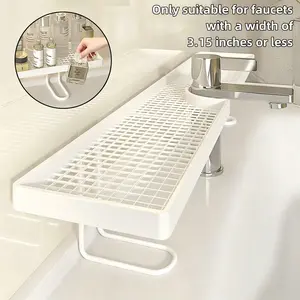 #SummerVibes Bathroom accessories: minimalist luxury vanity storage rack, freestanding storage rack, no-drill kitchen draining rack; space-saving home organization essential; sturdy and durable; suitable for bathrooms, kitchens, and more. tiktokshopspring
