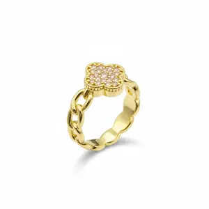 Clover link ring