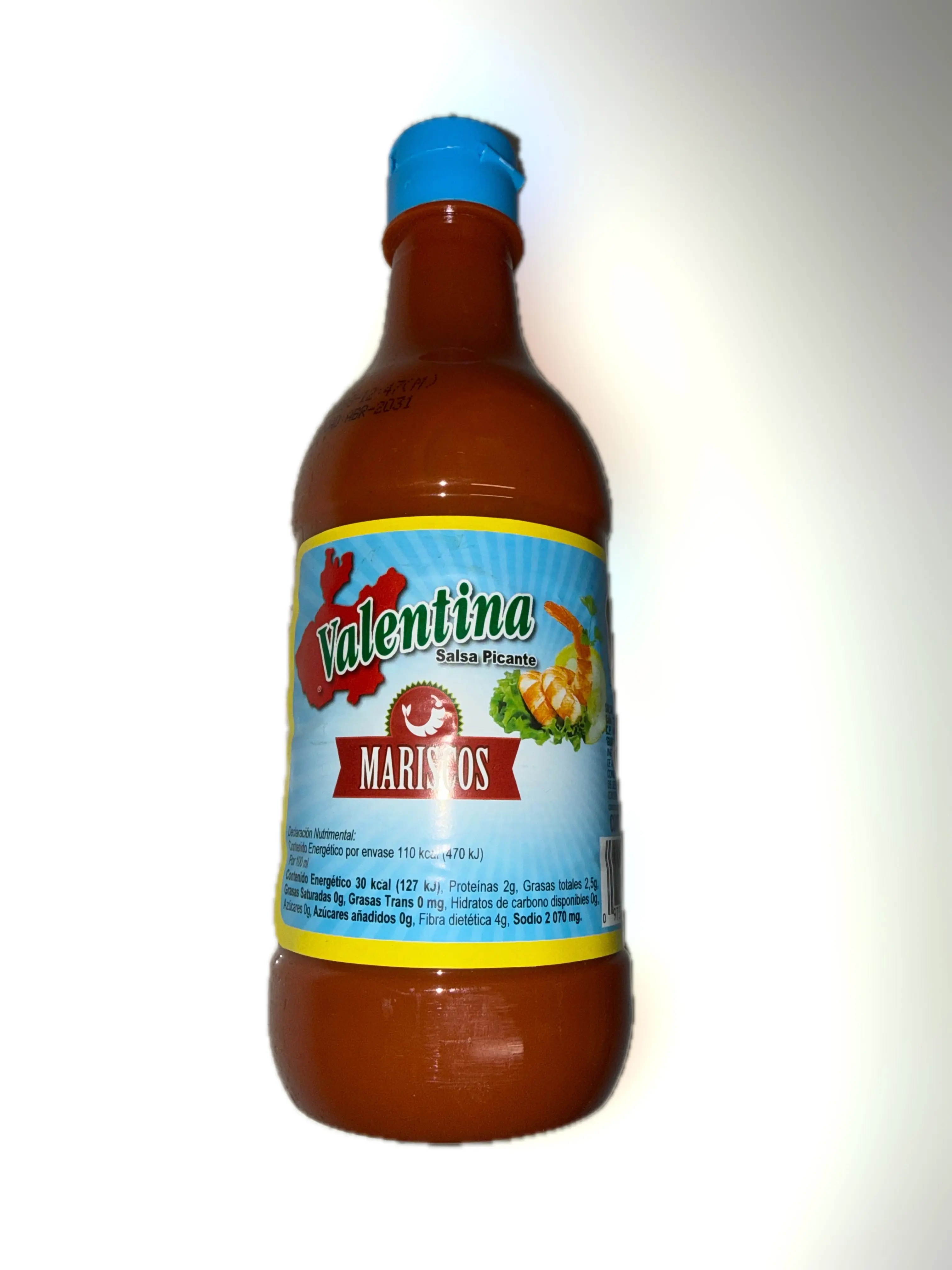 Salsa Valentina Mariscos 370 ml | Valentina Mariscos Hot Seafood Sauce, 370 mL | Mexican Hot Sauce for Shrimp, Fish, Oysters & Seafood