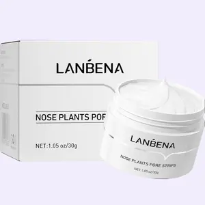 LANBENA Blackhead Remover Face Nose Mask Pore Strip Black Mask Peeling Acne Treatment Deep Cleansing Mask Oil Control Skin Care
