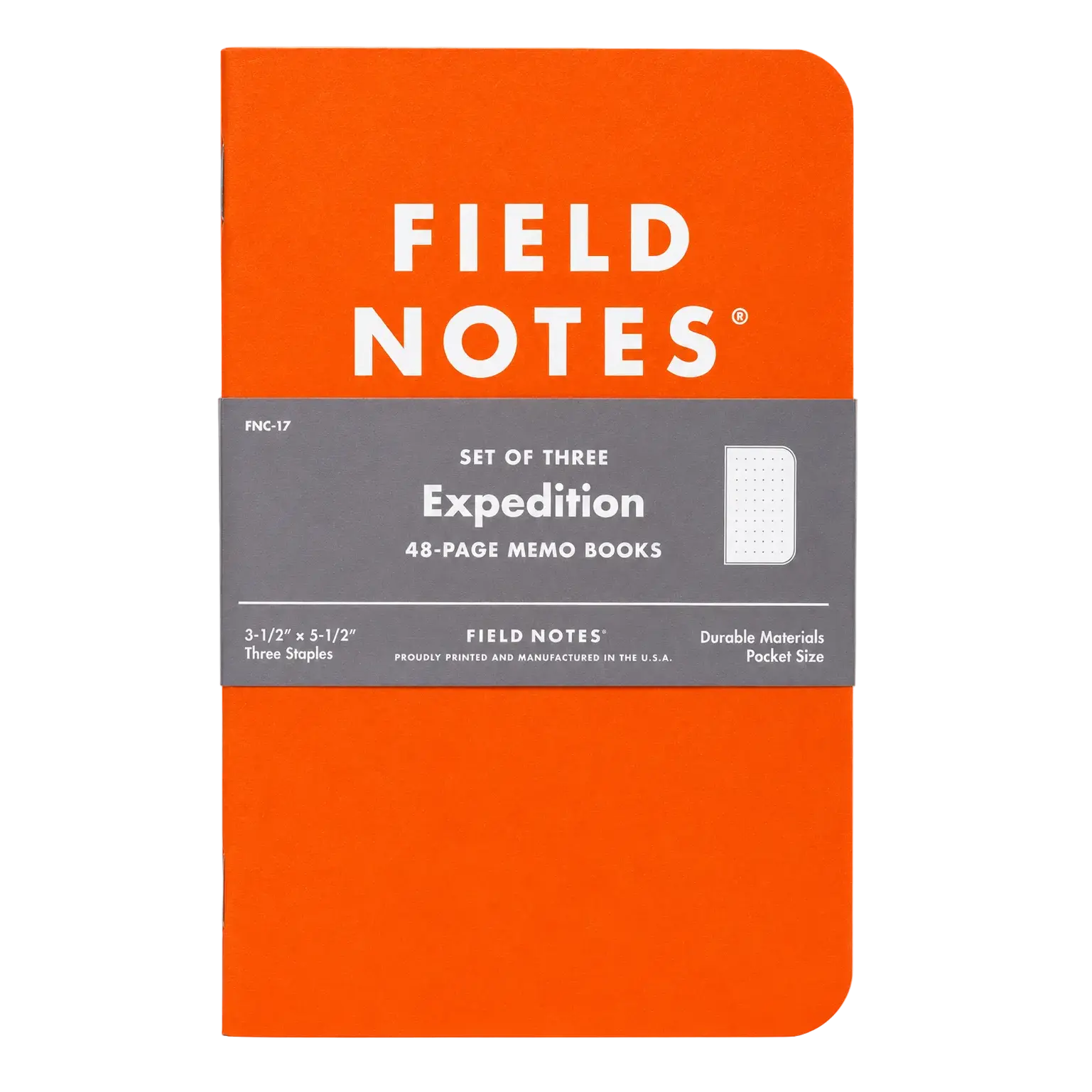 Field Notes Expedition Waterproof Notebooks - 3 Pack