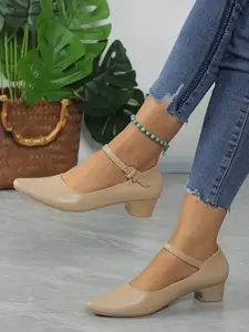 Women's Low Heel Shoes, Fashionable Stylish Classy Comfortable Daily Wear, Perfect for Casual and Office Occasions, Elegant Lady Style Footwear