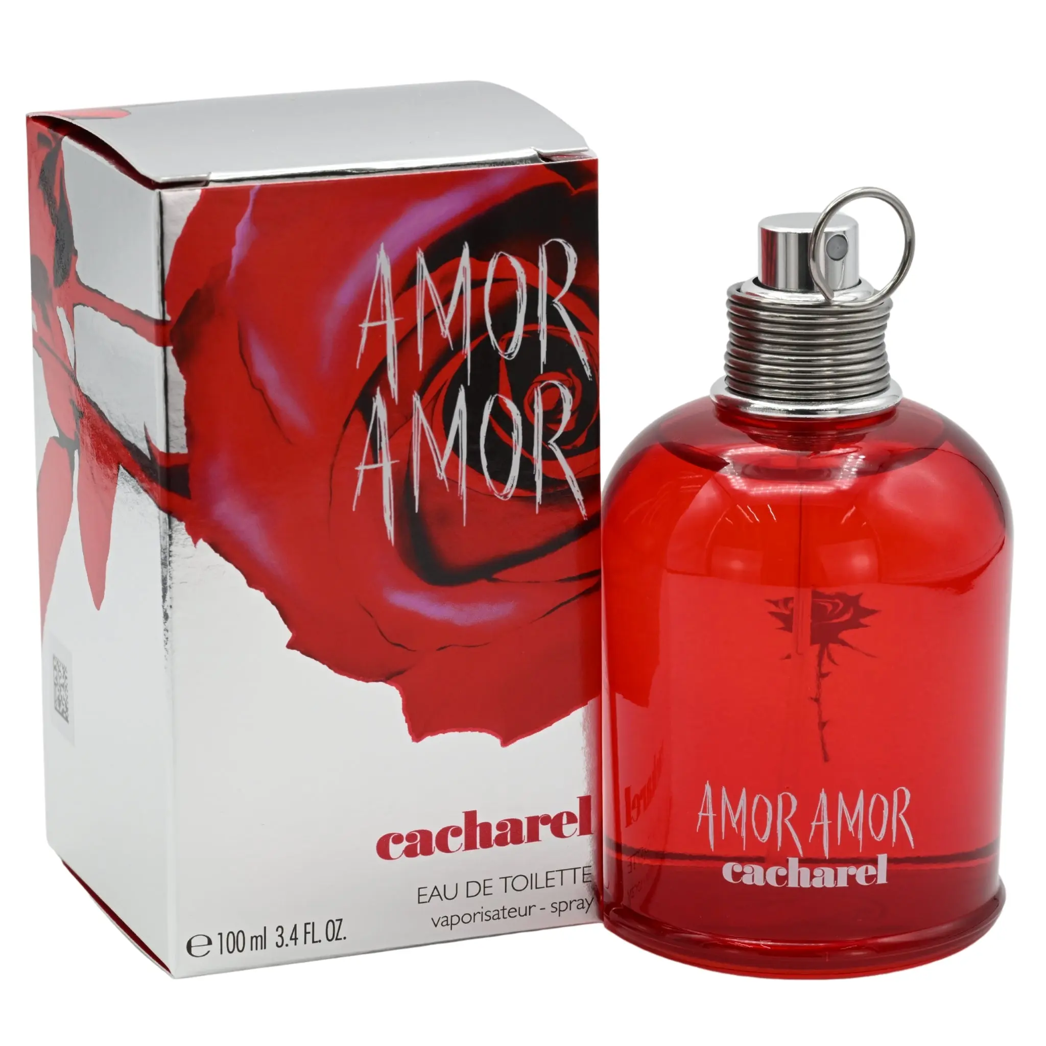 Women's Cacharel Amor Amor Full-Size Oriental-Fruity Jasmine Floral Fruity EDP, 3.3/3.4 oz Love-Infused Exotic Fruit-Scented Fragrance, New in Box, Women's Fragrance