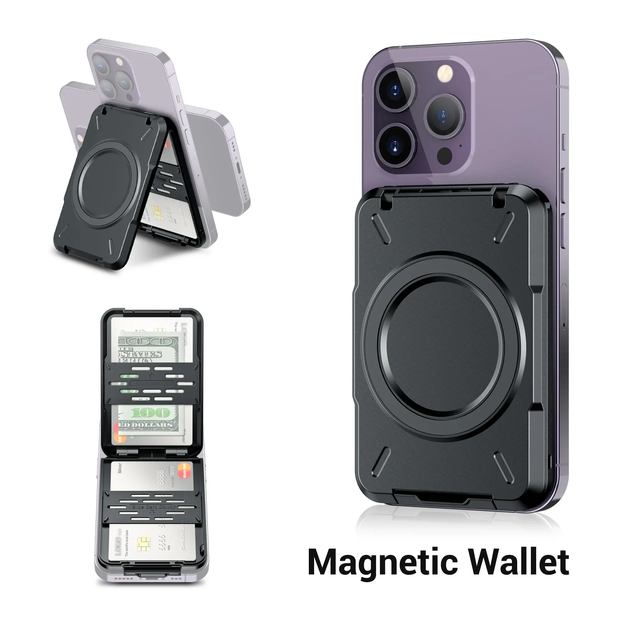 PROfezzion 2-in-1 RFID Blocking Wallet for iPhone 15/14/13/12 - TikTok Shop