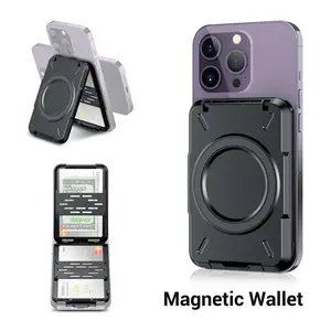 PROfezzion 2 In 1 RFID Blocking Magnetic Card Holder, Detachable Hard Shell Wallet For iPhone 15 14 13 12 Series & MagSafe Phone Case (Not For 13/12 Mini)