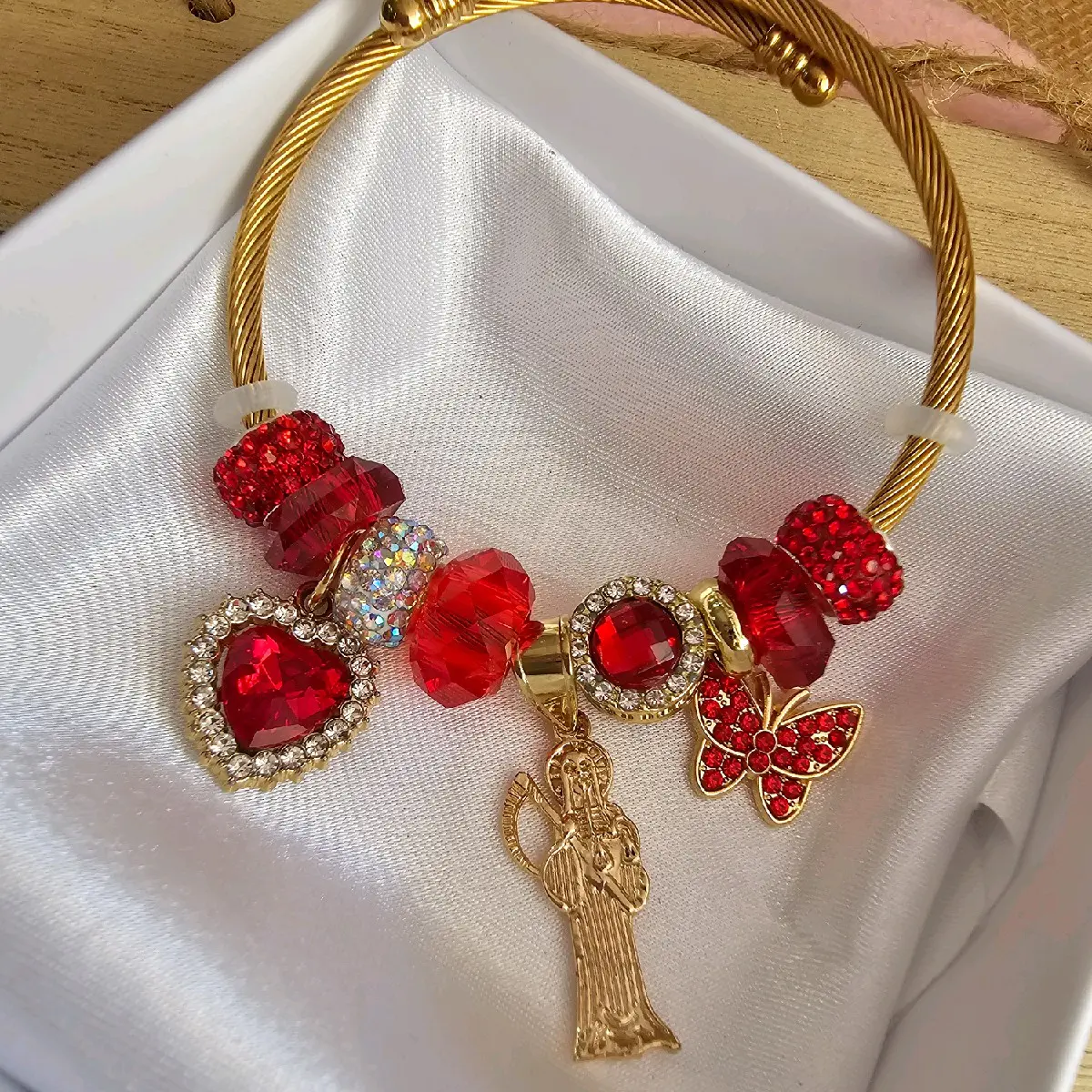 Santa muerte bracelet